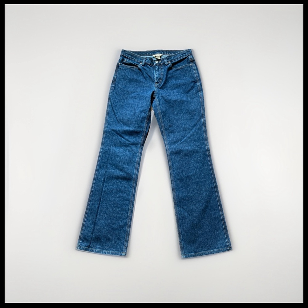 Duluth Trading Co Women's Straight Leg Jeans - Blue Denim